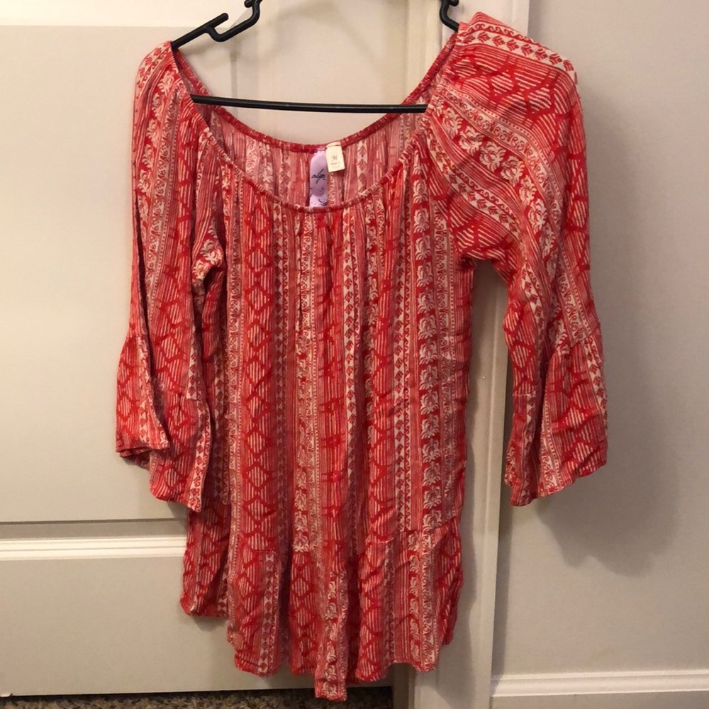 Off the shoulder shirt